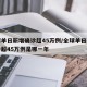 全球单日新增确诊超45万例/全球单日新增确诊超45万例是哪一年