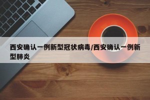 西安确认一例新型冠状病毒/西安确认一例新型肺炎